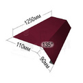 Карнизная планка RAL 3005 110х90мм 1250мм 135° превью 1
